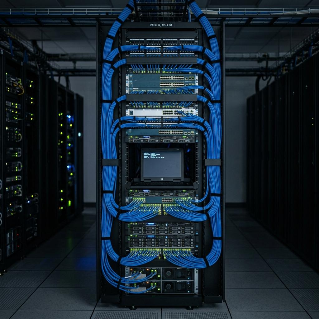 Peinado de Rack de Servidor